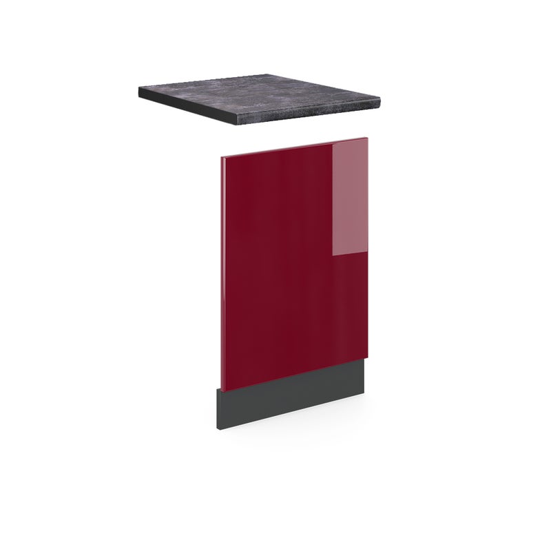 Vicco Panel przedni R-Line, Czerwony, 45 cm , BP Antracyt