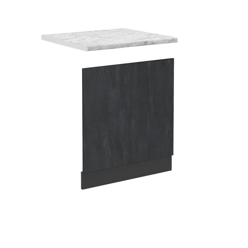 Vicco Panel przedni R-Line, Czarny beton, 60 cm BP Marmur