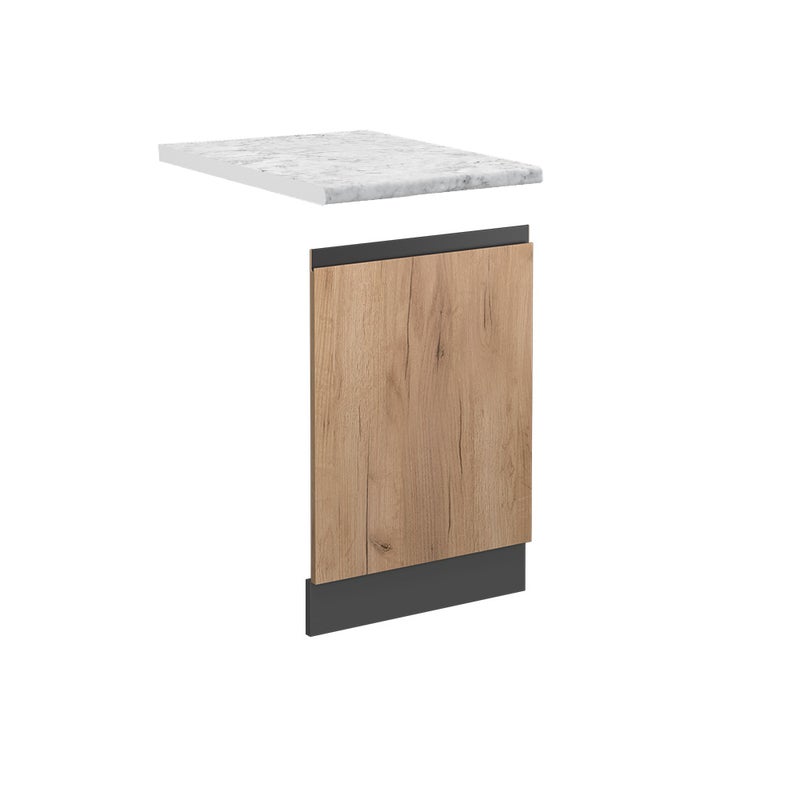 Vicco Panel przedni R-Line, Złoty dąb energetyczny, 45 cm J-Shape, BR Marmur