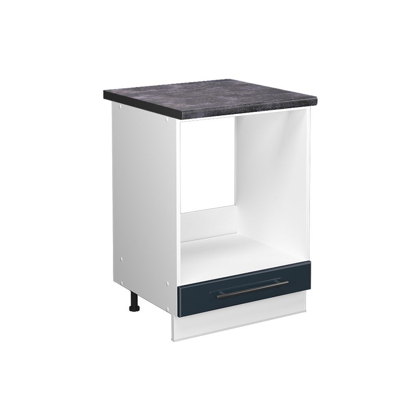 Vicco Szafka kuchenna Fame-Line, Ciemnoniebieski wysoki połysk, 60 cm , BP Antracyt