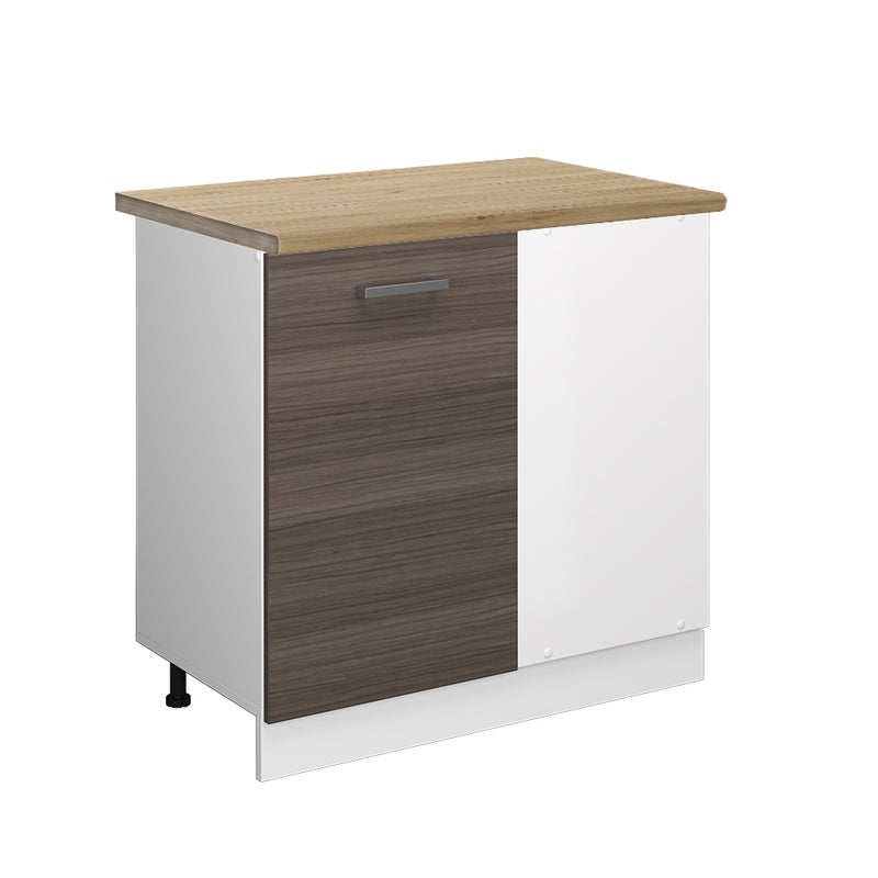 Vicco Szafka narożna R-Line, Szlachetna szarość, 86 cm , BP Dąb