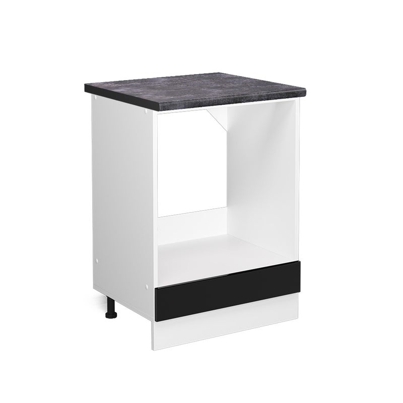 Vicco Szafka kuchenna R-Line, Czarny wysoki połysk, 60 cm , BP Antracyt