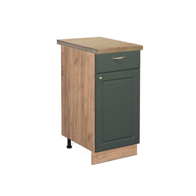 Vicco Szafka dolna do kuchni Fame-Line, Green Gold Country, 40 cm , BP Dąb