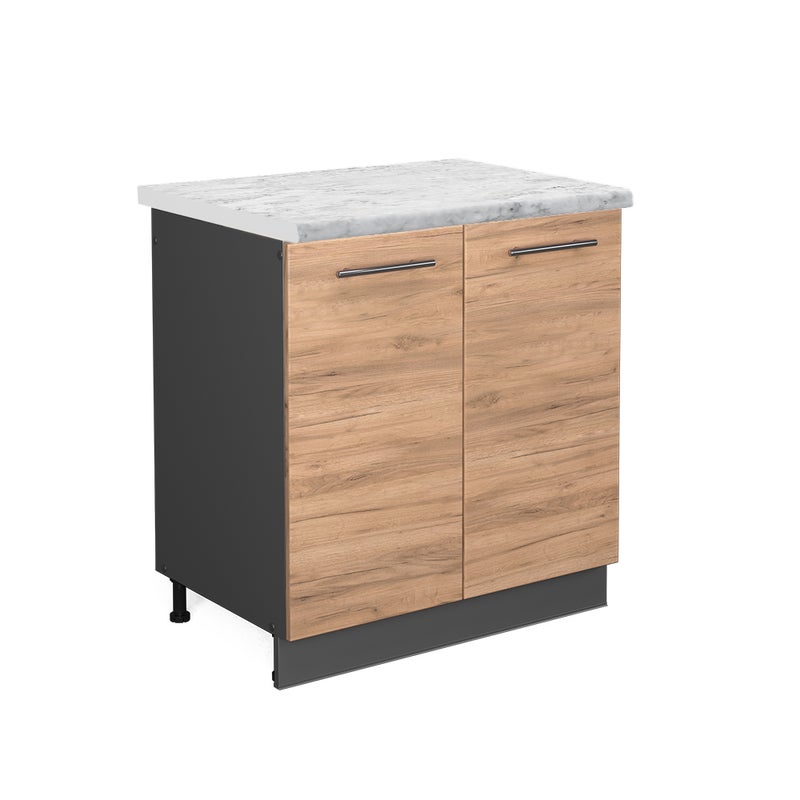 Vicco Szafka pod zlew Fame-Line, Złoty dąb energetyczny, 80 cm , BP Marmur