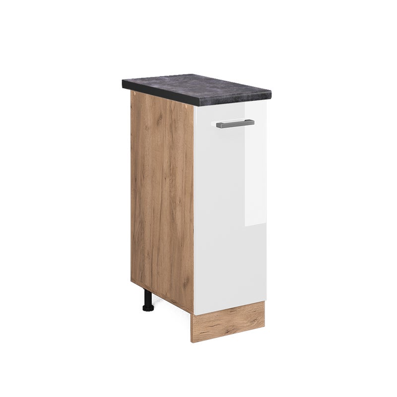 Vicco Szafka apteczna R-Line, Biały wysoki połysk, 30 cm , BP Antracyt