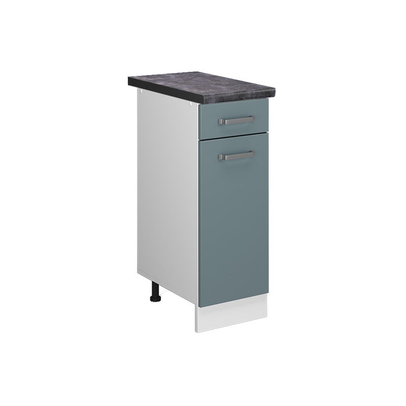 Vicco Szafka dolna do kuchni R-Line, Niebiesko-szary, 30 cm , BP Antracyt