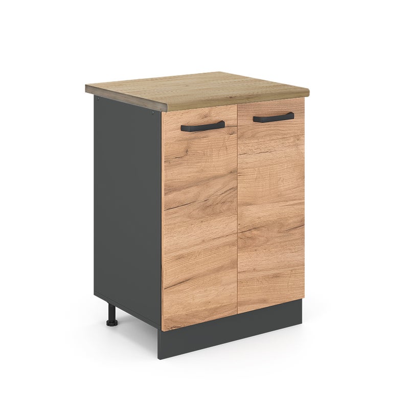 Vicco Szafki kuchenne R-Line, Złoty dąb energetyczny, 60 cm , BP Dąb