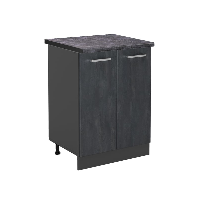 Vicco Szafki kuchenne R-Line, Czarny beton, 60 cm BP Antracyt