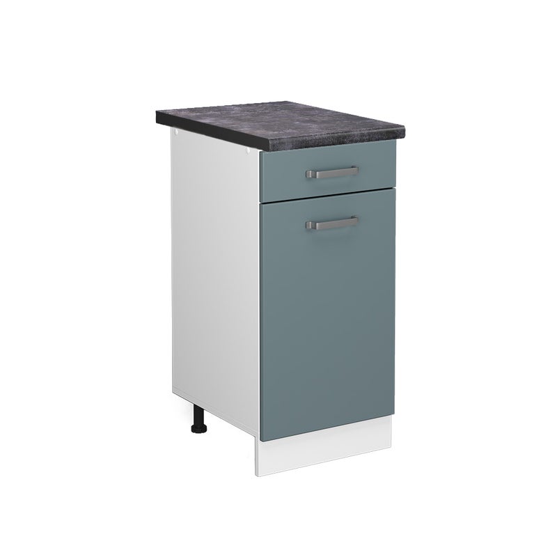 Vicco Szafka dolna do kuchni R-Line, Niebiesko-szary, 40 cm , BP Antracyt