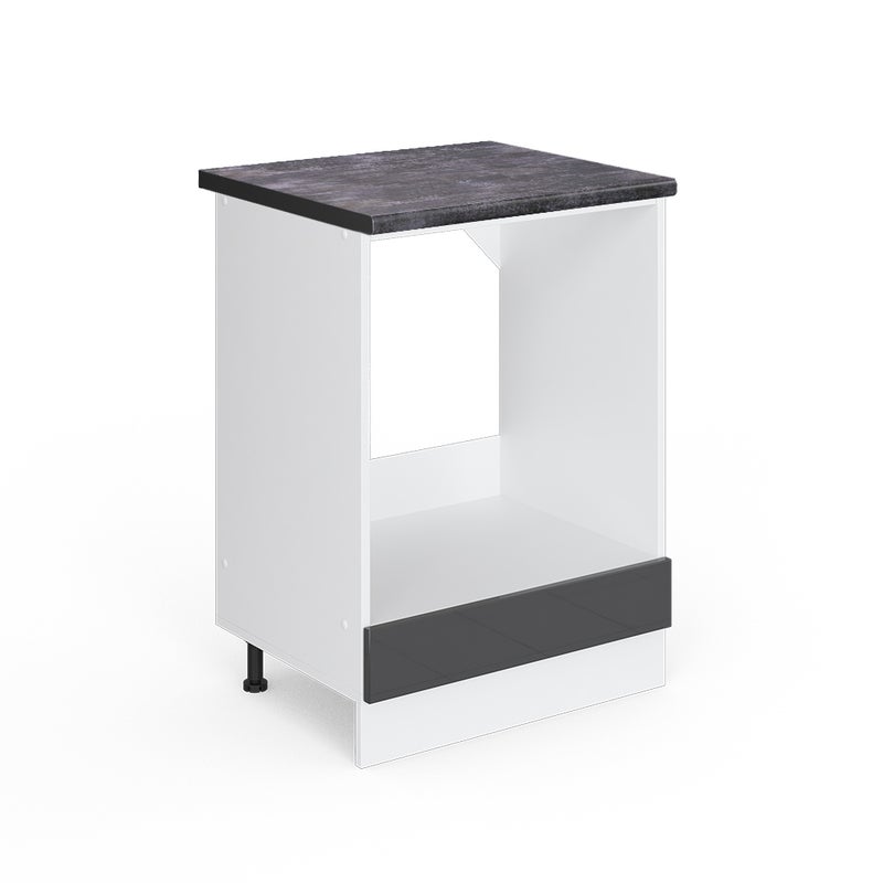 Vicco Szafka kuchenna R-Line, Antracyt wysoki połysk, 60 cm , BP Antracyt