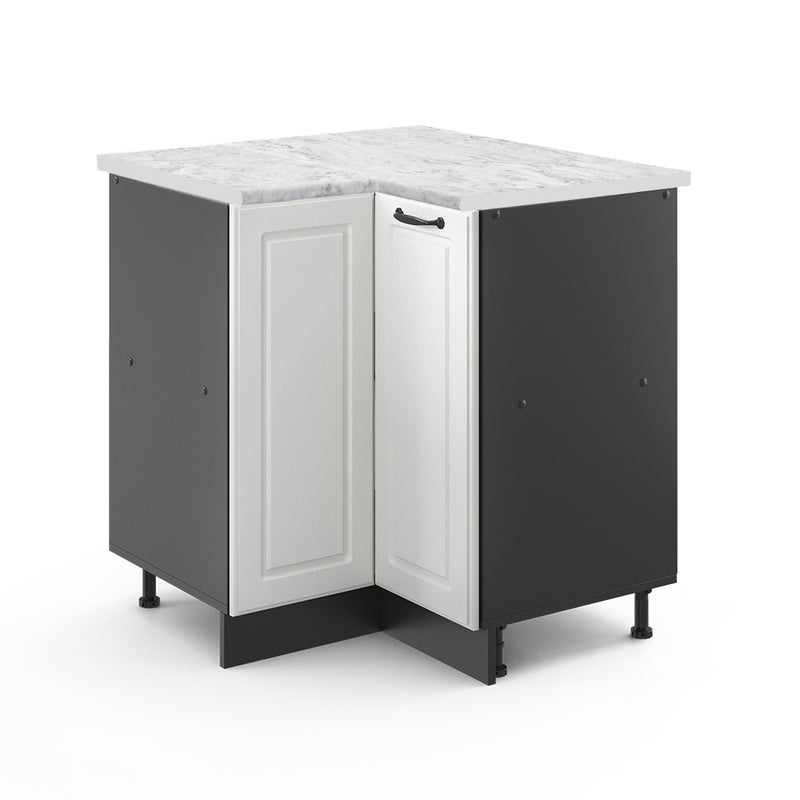 Vicco Szafka narożna R-Line, Biały domek wiejski, 75.6 cm , BP Marmur