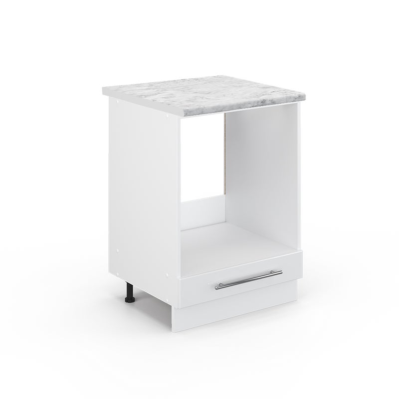 Vicco Szafka kuchenna Fame-Line, Biały wysoki połysk, 60 cm , BP Marmur