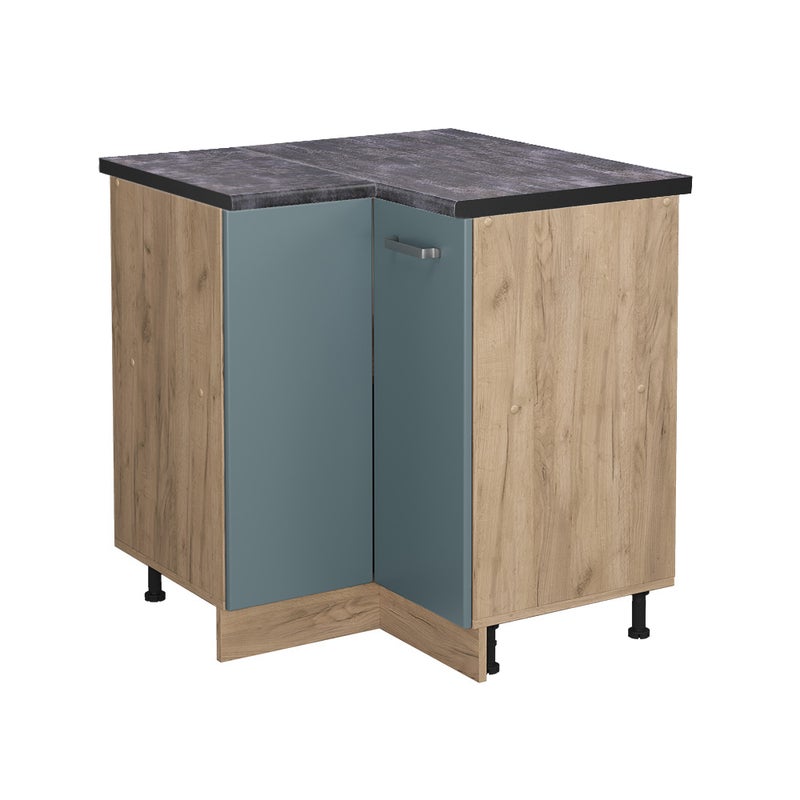 Vicco Szafka narożna R-Line, Niebiesko-szary, 75.6 cm , BP Antracyt