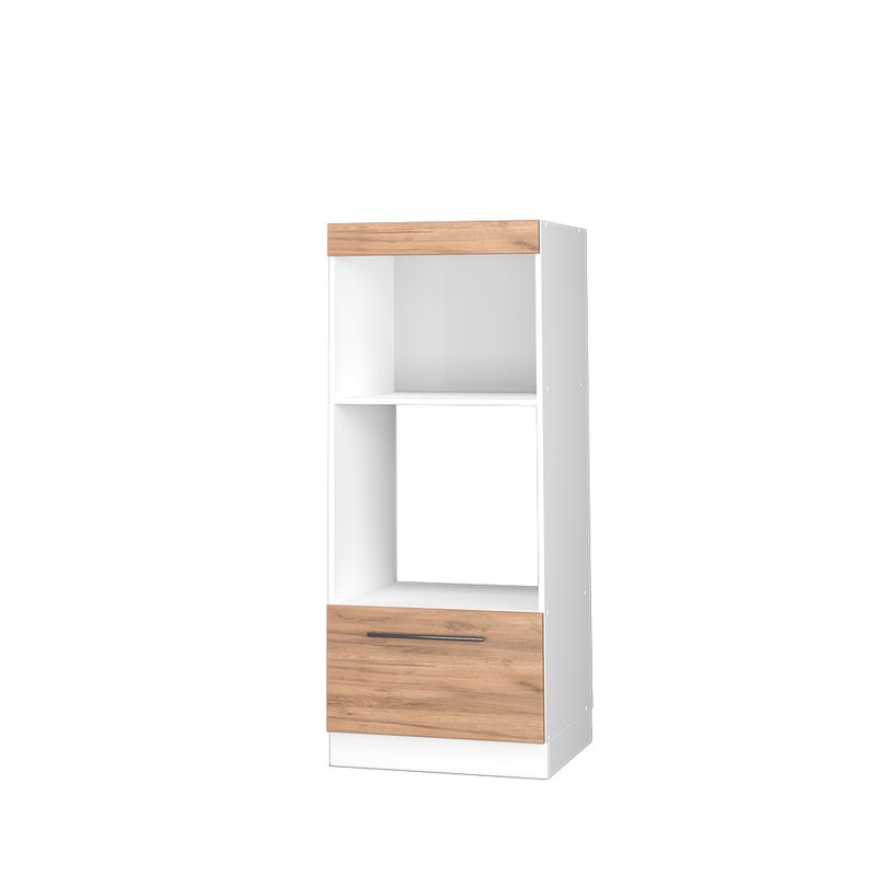 Vicco Szafka do mikrofalówki Fame-Line, Złoty dąb energetyczny, 60 cm otwarty