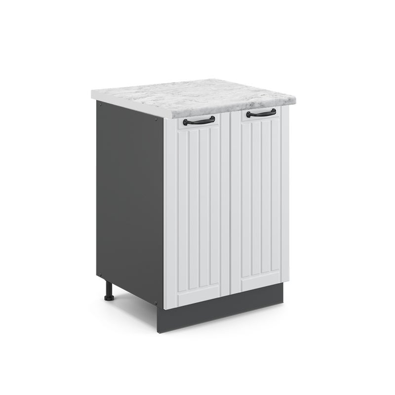 Vicco Szafki kuchenne Fame-Line, Biały domek wiejski, 60 cm , BP Marmur