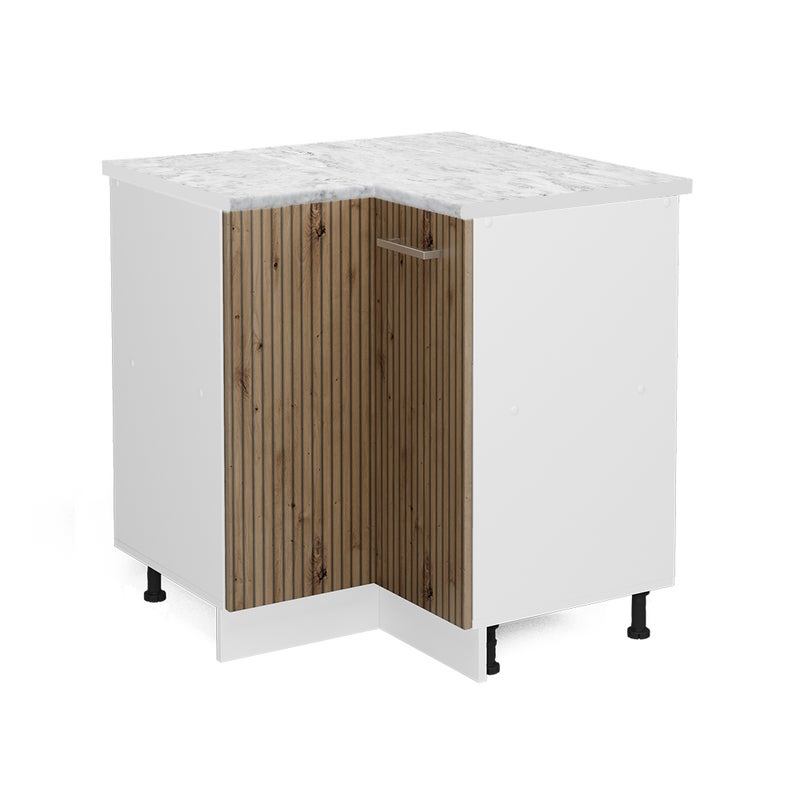 Vicco Szafka narożna R-Line, Dąb rzemieślniczy, 75.6 cm , BP Marmur