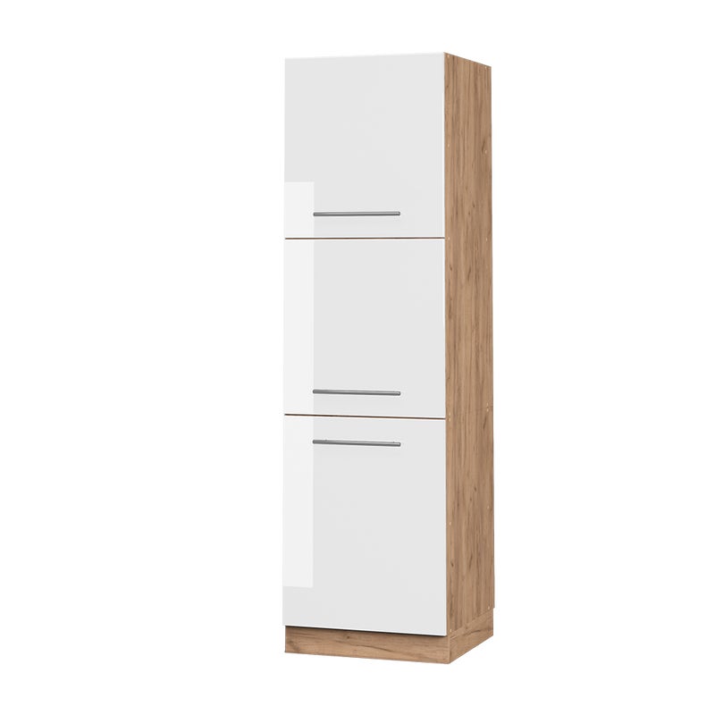 Vicco Szafka kuchenna Fame-Line, Biały wysoki połysk, 60 cm