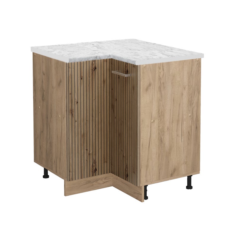 Vicco Szafka narożna R-Line, Dąb rzemieślniczy, 75.6 cm BP Marmur
