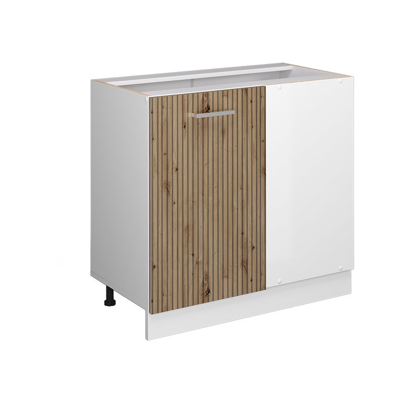 Vicco Szafka narożna R-Line, Dąb rzemieślniczy, 86 cm bez blatu roboczego