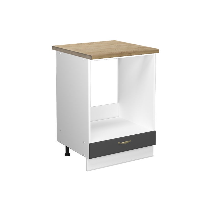 Vicco Szafka kuchenna Fame-Line, Antracytowo-złoty, 60 cm , BP Dąb