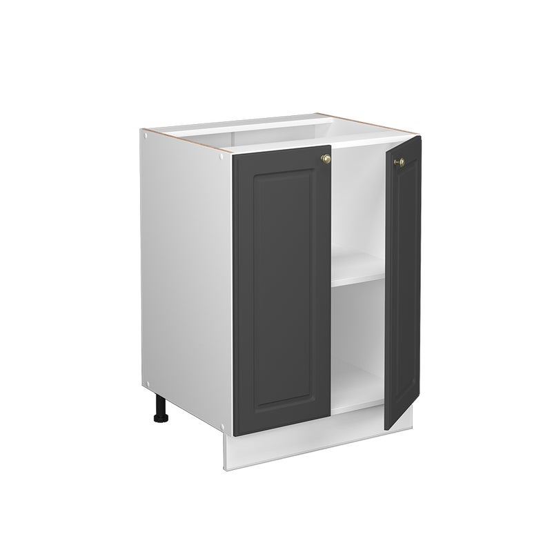 Vicco Szafki kuchenne Fame-Line, Antracytowo-złoty, 60 cm , BP Dąb