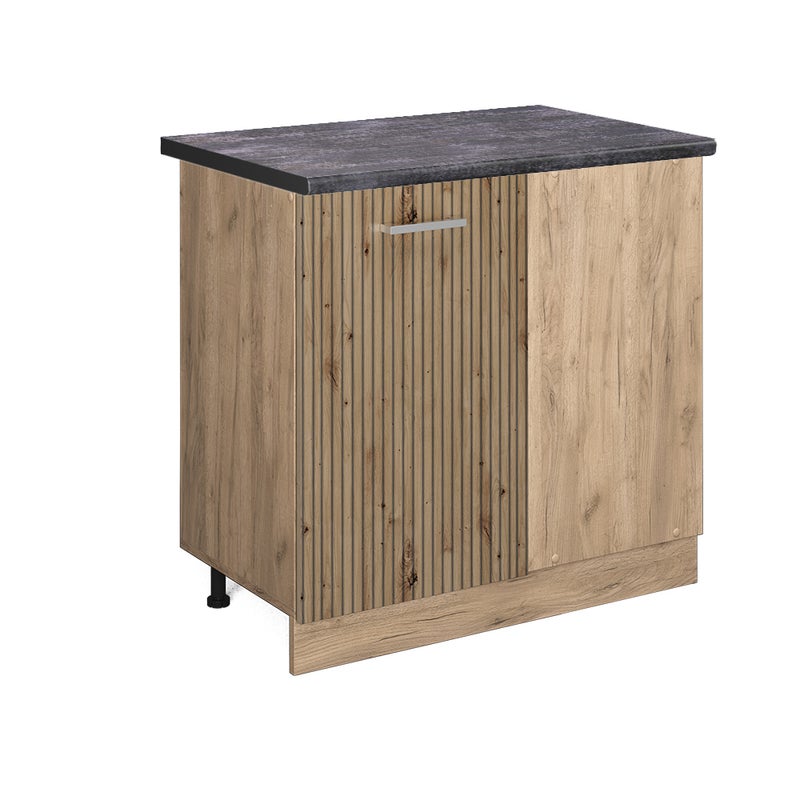 Vicco Szafka narożna R-Line, Dąb rzemieślniczy, 86 cm , BP Antracyt