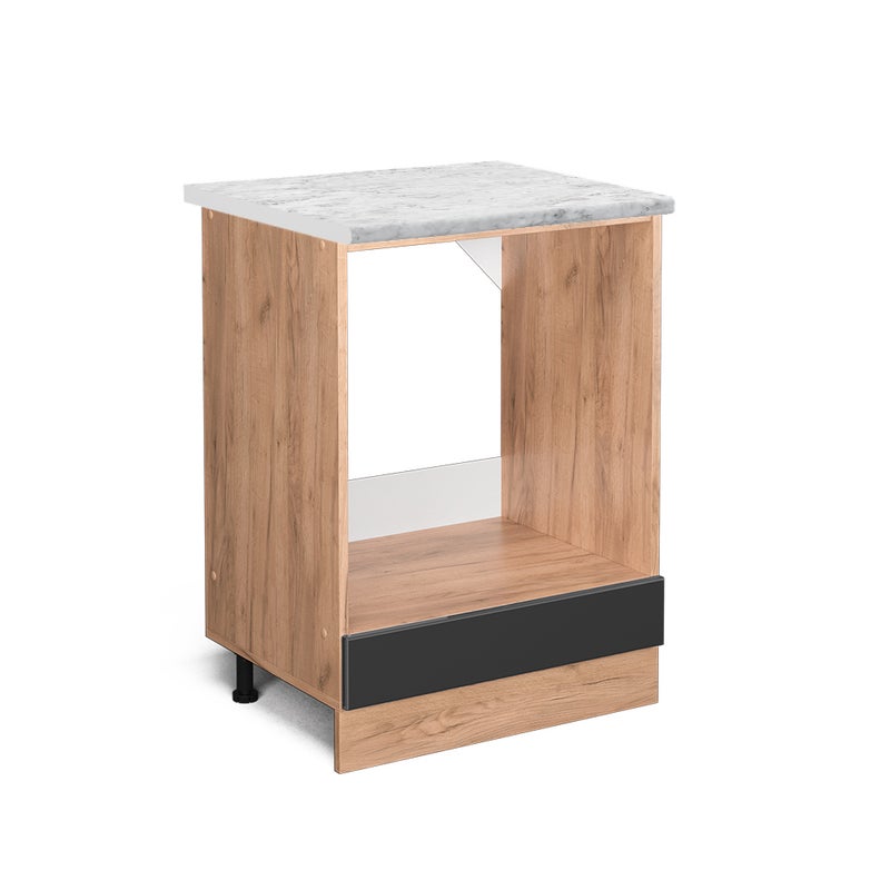 Vicco Szafka kuchenna R-Line, Antracyt wysoki połysk, 60 cm BR Marmur