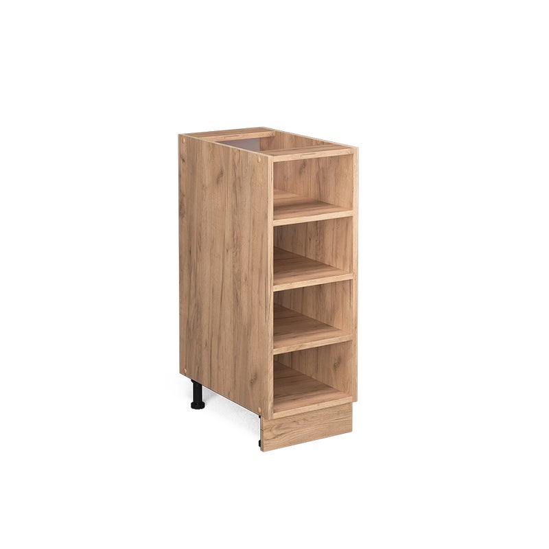 Vicco Półka kuchenna Fame-Line, Złoty dąb energetyczny, 30 cm bez blatu roboczego