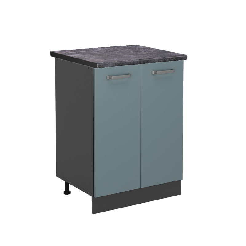 Vicco Szafki kuchenne R-Line, Niebiesko-szary, 60 cm , BP Antracyt