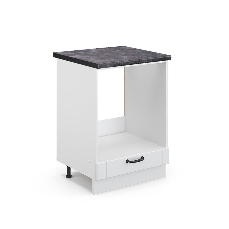 Vicco Szafka kuchenna Fame-Line, Biały domek wiejski, 60 cm , BP Antracyt