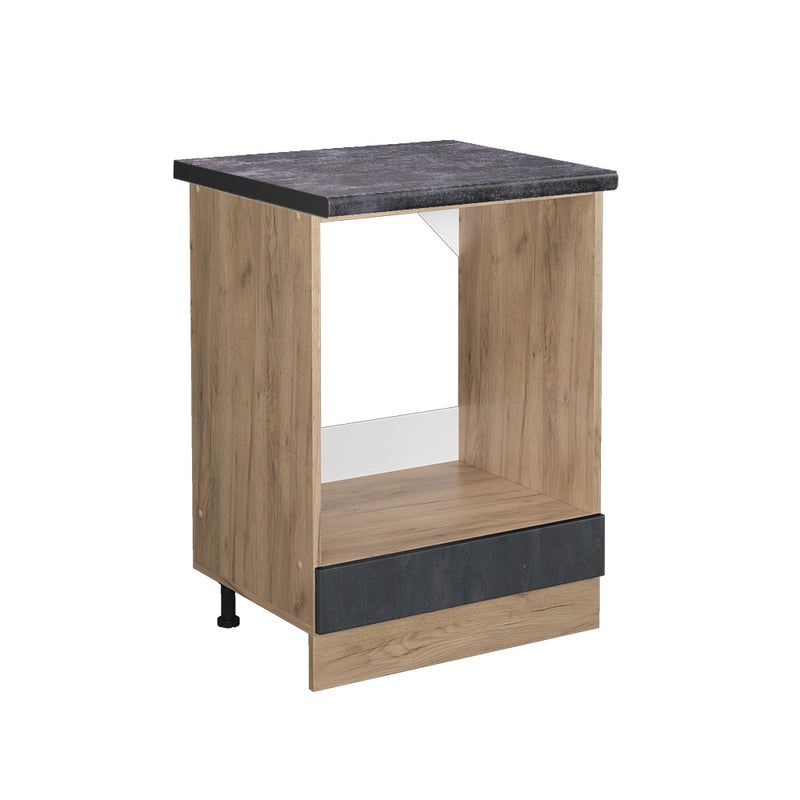 Vicco Szafka kuchenna R-Line, Czarny beton, 60 cm BP Antracyt