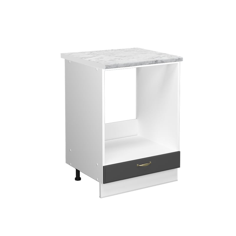 Vicco Szafka kuchenna Fame-Line, Antracytowo-złoty, 60 cm , BP Marmur