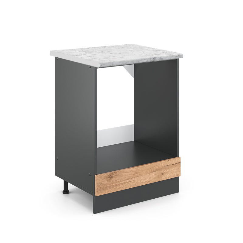 Vicco Szafka kuchenna R-Line, Złoty dąb energetyczny, 60 cm BR Marmur