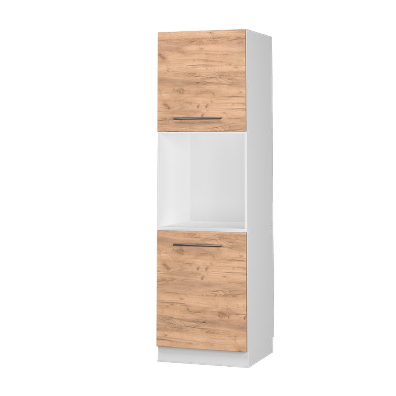 Vicco Szafka kuchenna Fame-Line, Złoty dąb energetyczny, 60 cm z otwartą półką