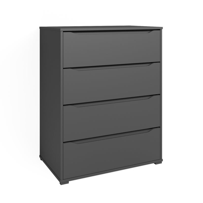 Vicco Komoda Ruben, Antracyt, 48 x 101.6 cm z 4 szufladami