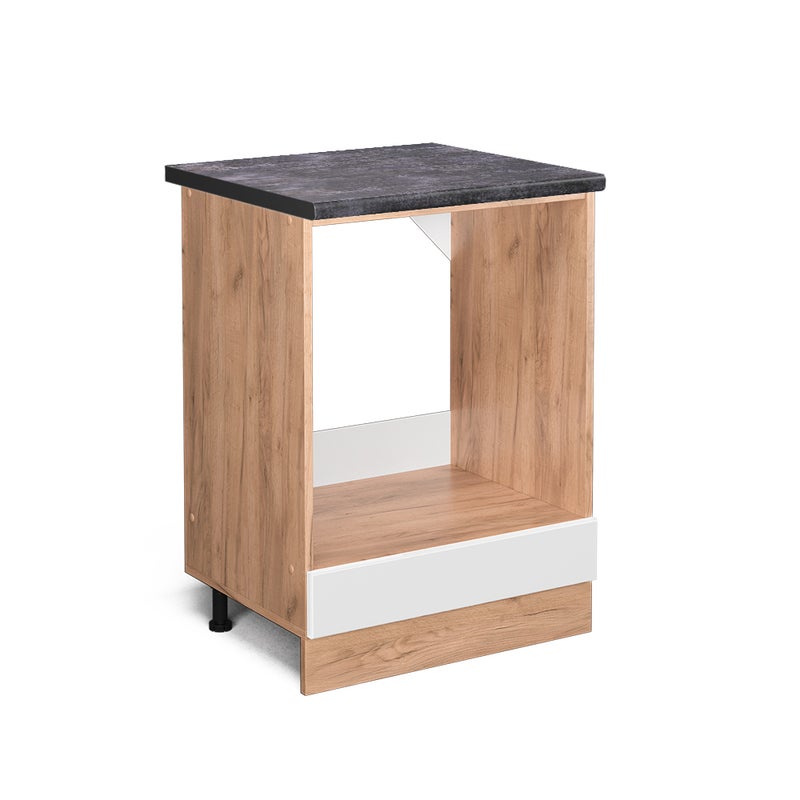 Vicco Szafka kuchenna R-Line, Biały wysoki połysk, 60 cm , BP Antracyt