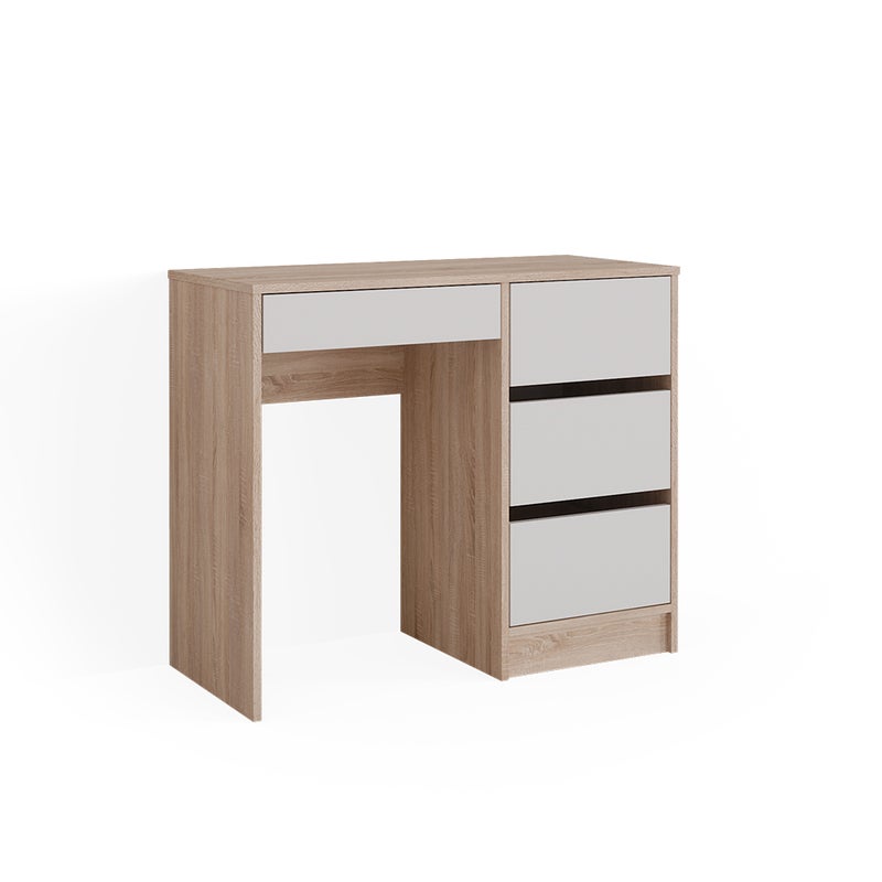 Vicco Stół do toalety Sherry, Sonoma, 90 cm z 4 szufladami