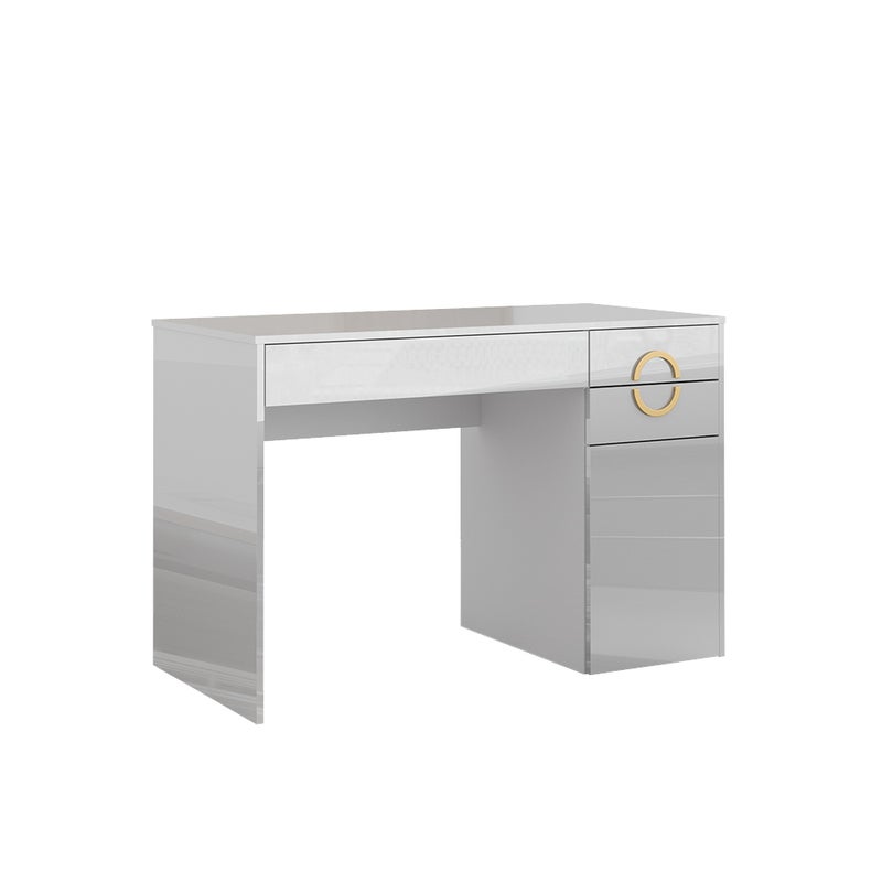 Vicco Stół do toalety Adela, Biały, 115 cm z 3 szufladami