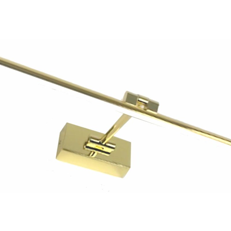 Kinkiet LED 8W do oświetlania obrazów i luster, ciepłe światło 3000K, połyskujące złoto, ruchomy i regulowany. 48 cm