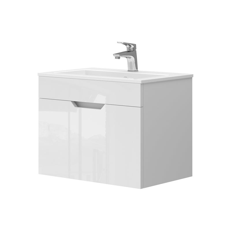 Vicco Zestaw mebli łazienkowych Stefanie, Biały, 2 części, szafka dolna 60 cm
