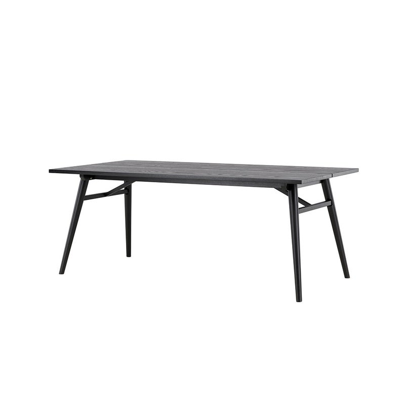 Sleek stół do jadalni 95x195 cm czarny.