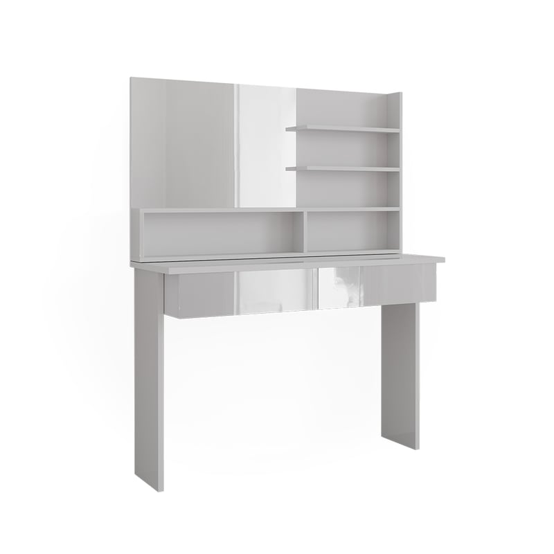 Vicco Stół madalizacyjny Azur, Biały, 120 cm z półką z lustrem