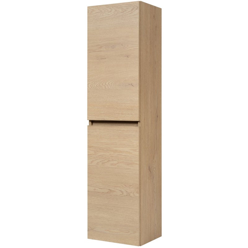Słupek łazienkowy SIMPLE 136 cm dąb jasny 2 drzwi soft close