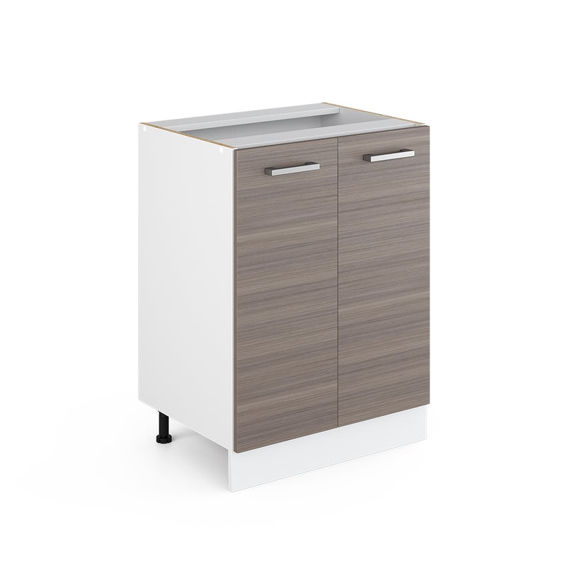 Vicco Uniwersalna jednostka bazowa R-Line, Szary, 60 cm z drzwiami, bez blatu roboczego