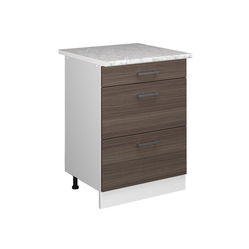 Vicco Uniwersalna jednostka bazowa R-Line, Szary, 60 cm z szufladami