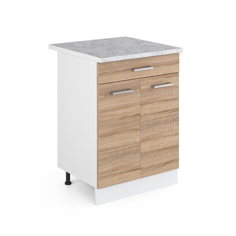 Vicco Uniwersalna jednostka bazowa R-Line, Sonoma, 60 cm z szufladami