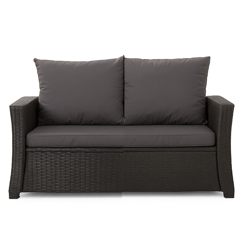 Poduszka ogrodowa na sofę rattanową 100x60x50cm poduszka na meble rattanowe antracyt, poduszka na balkon taras, poduszki na meble ogrodowe