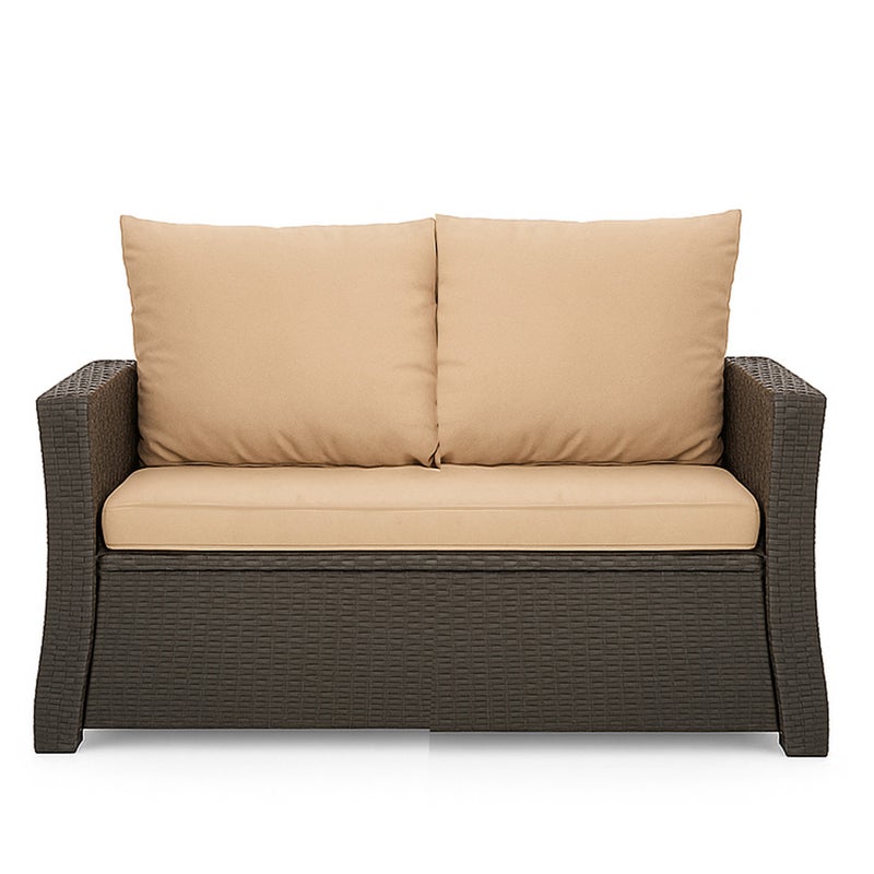 Poduszka ogrodowa na sofę rattanową 120x50x50cm poduszka na meble rattanowe beżowa, poduszka na balkon taras, poduszki na meble ogrodowe