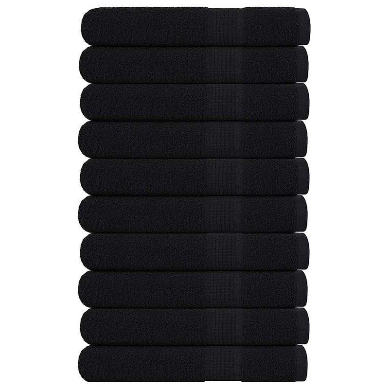 Ręczniki do sauny, FROGN, 10 szt., czarne, 80x200 cm, 360 g/m² vidaXL