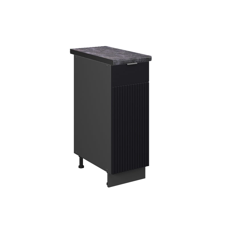 Vicco Szafka apteczna Fame-Line, Czarne paski, 30 cm , BP Antracyt